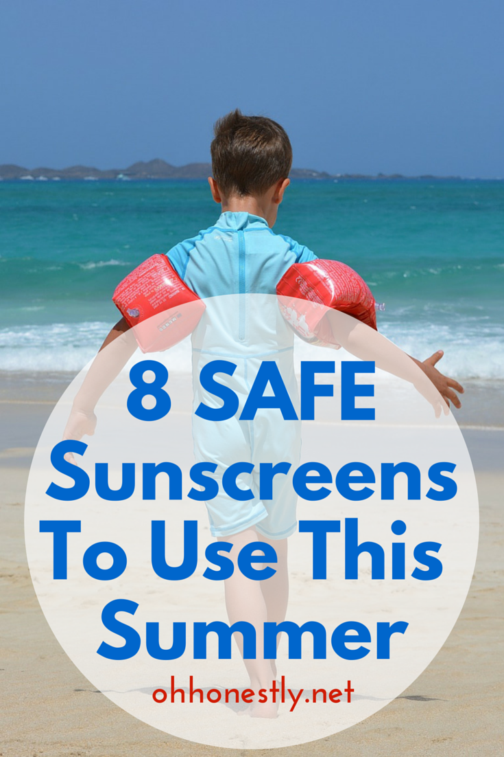 Eight SAFE Sunscreens to Use This Summer