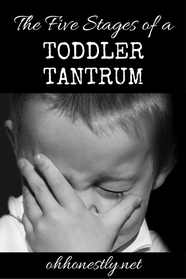 The Five Stages of a Toddler Tantrum